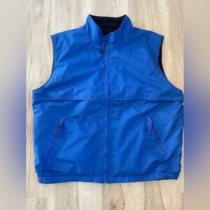 Holloway Royal Blue Zip-Up Vest vented waterproof mens XL